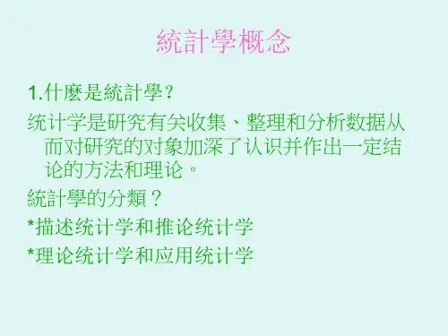 统计学(抽样调查)