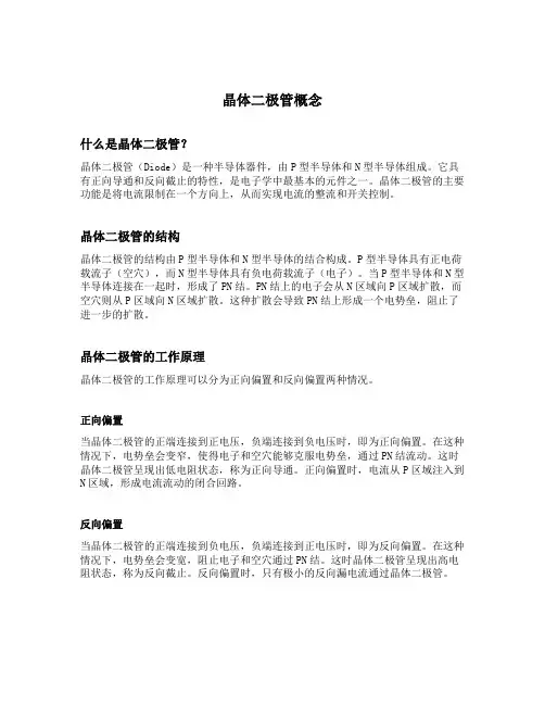晶体二极管概念