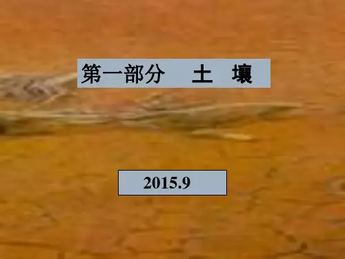 土壤的基本知识
