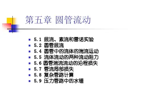 流体力学圆管流动(new0)