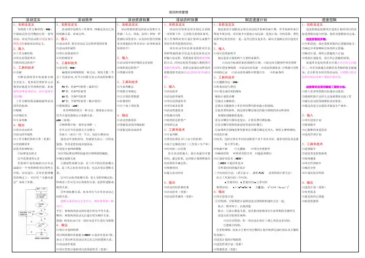 第04章 项目时间管理