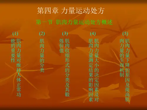 运动处方