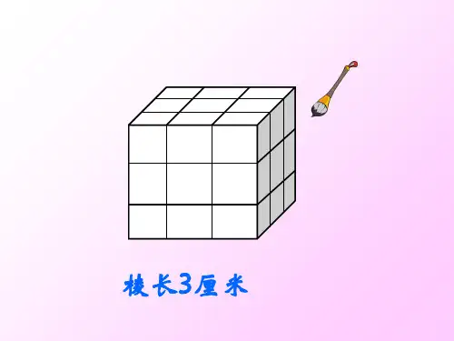 正方体涂色问题ppt课件
