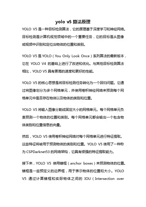 yolo v5算法原理