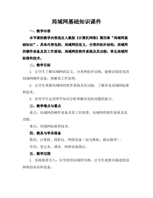 局域网基础知识课件