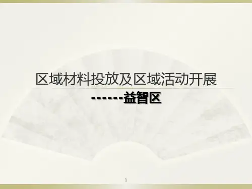 益智区区域活动开展ppt课件