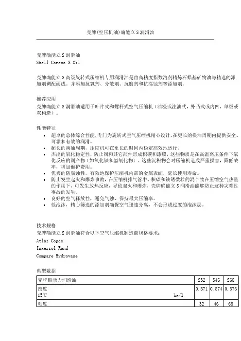 壳牌润滑油