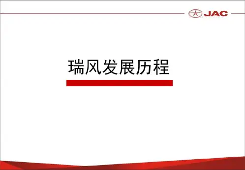 瑞风发展历程
