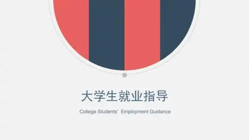 大学生就业指导第三章、第四章