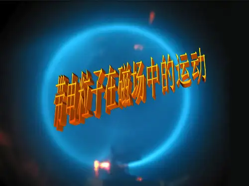带电粒子在磁场中的运动