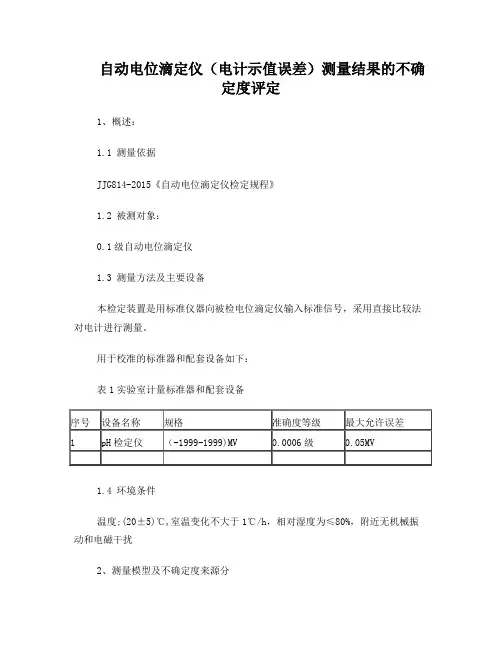 自动电位滴定仪