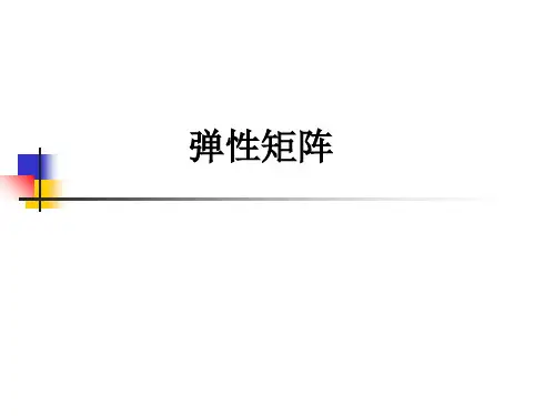 弹性矩阵ppt课件