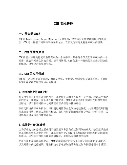 cbm名词解释
