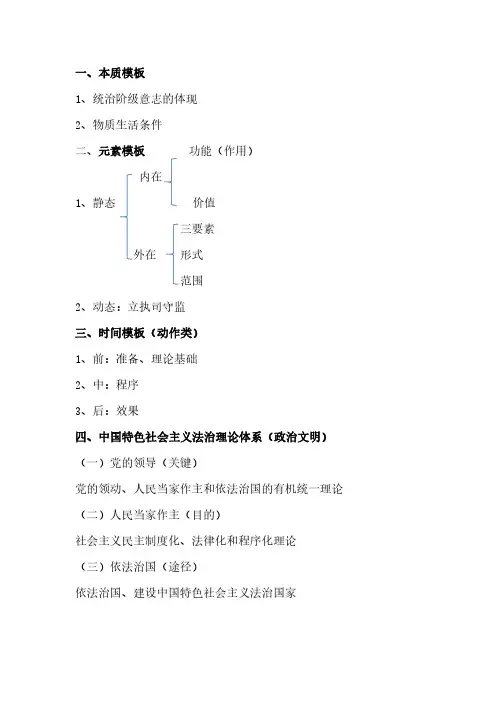 法理学思维导图