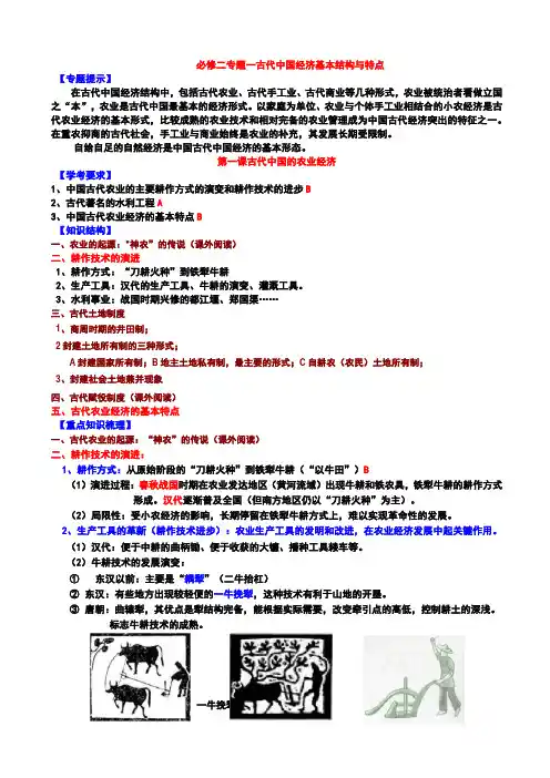 历史必修二知识点整理(学考版)[精品文档]