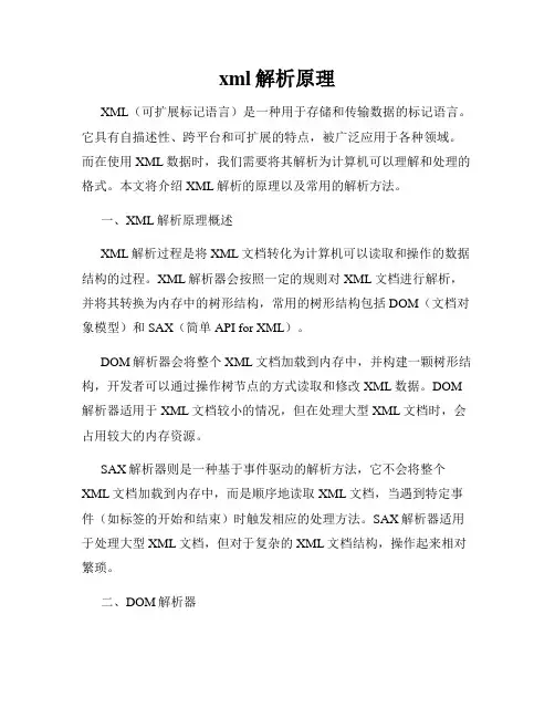 xml解析原理