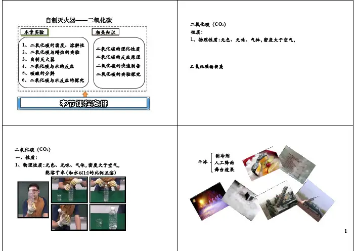 自制灭火器——二氧化碳