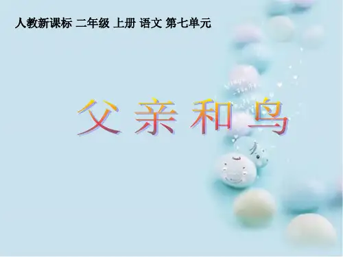 人教新课标父亲和鸟PPT课件