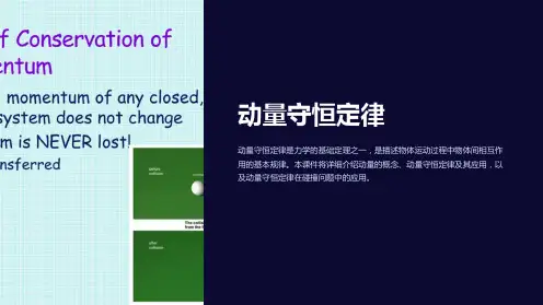 《动量守恒定律》课件