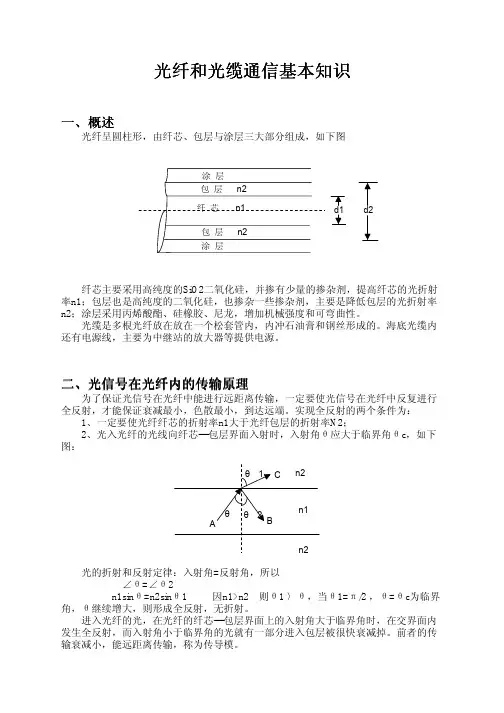 光纤和光缆通信基本知识