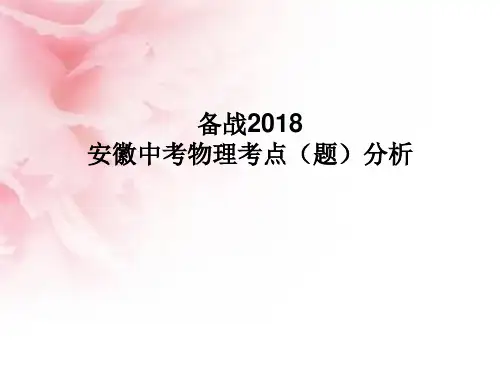 2018安徽中考物理考点(题)分析(共46张)