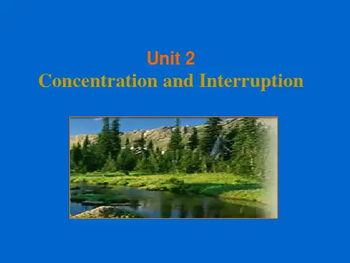 英语口语教程 II-Unit-2