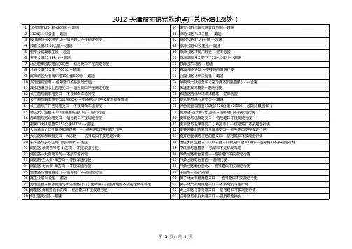 天津摄录违章-2012