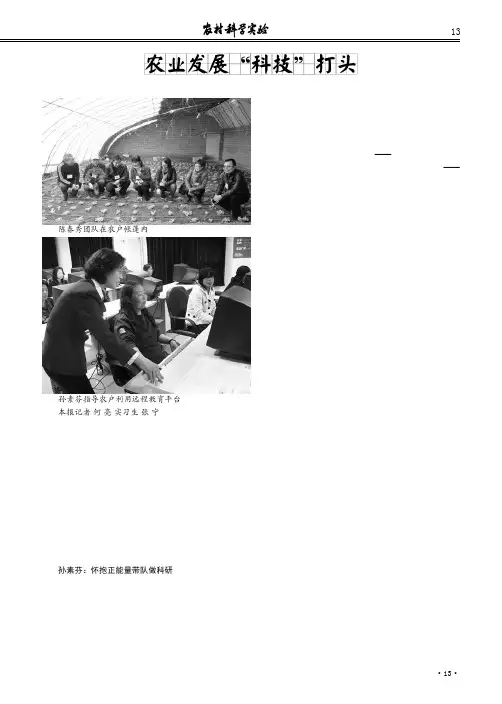 农业发展“科技”打头
