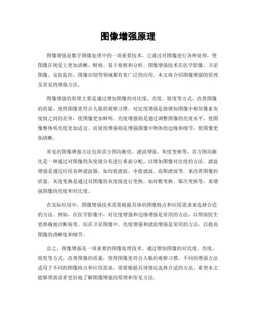 图像增强原理