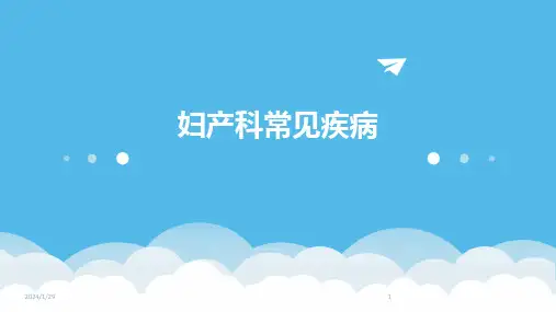 妇产科常见疾病(2024)