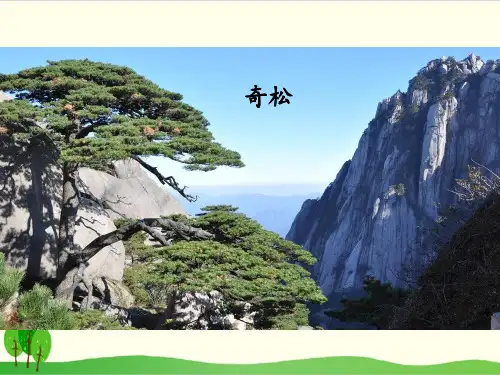 部编教材二年级上册语文《黄山奇石》优秀ppt课件1