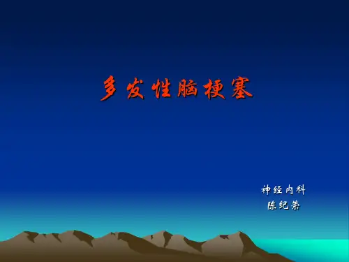 多发性脑梗塞的护理查房