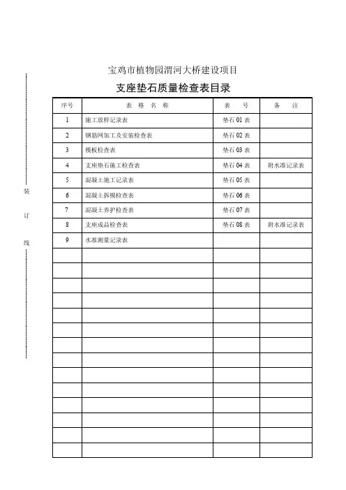 支座垫石