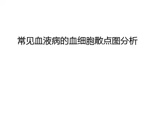 常见血液病的血细胞散点图分析只是课件