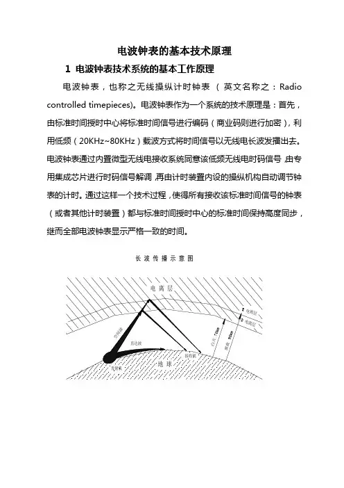 电波钟表的基本技术原理