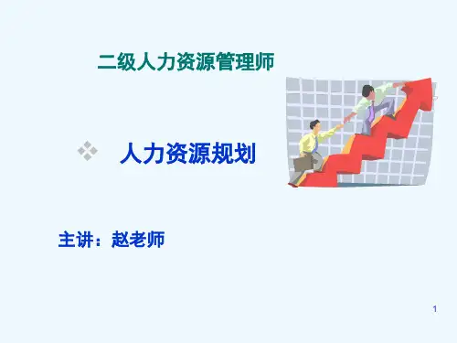 人力资源规划培训教材(PPT 134页)
