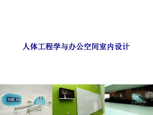 人体工程学与办公空间室内设计ppt课件
