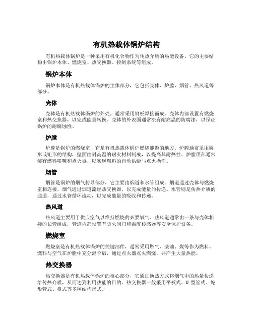 有机热载体锅炉结构