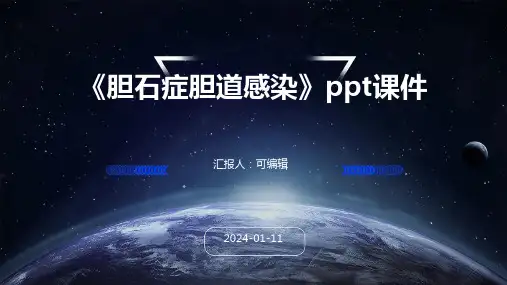 《胆石症胆道感染》PPT课件