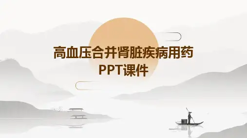 高血压合并肾脏疾病的用药ppt课件