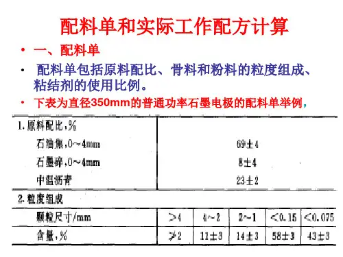 配方计算ppt