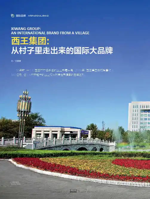 西王集团：从村子里走出来的国际大品牌