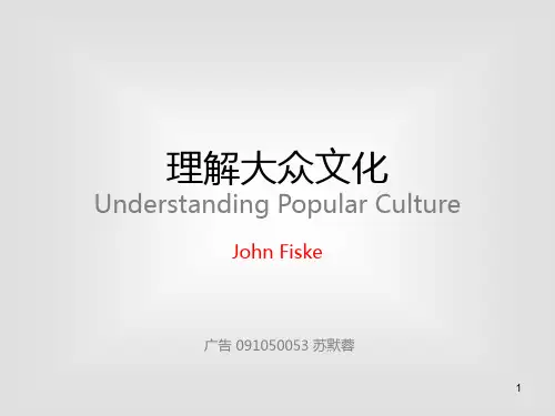 理解大众文化