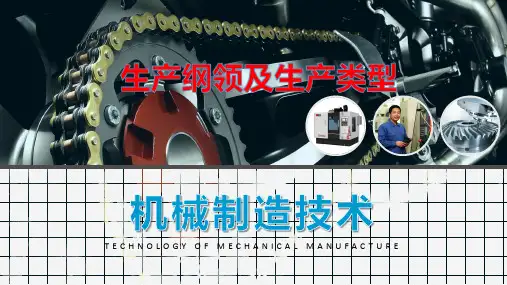 《机械制造技术》生产纲领及生产类型