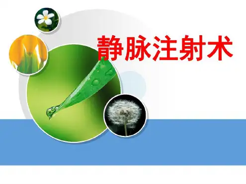 培训学习资料-静脉注射法-2022年学习资料
