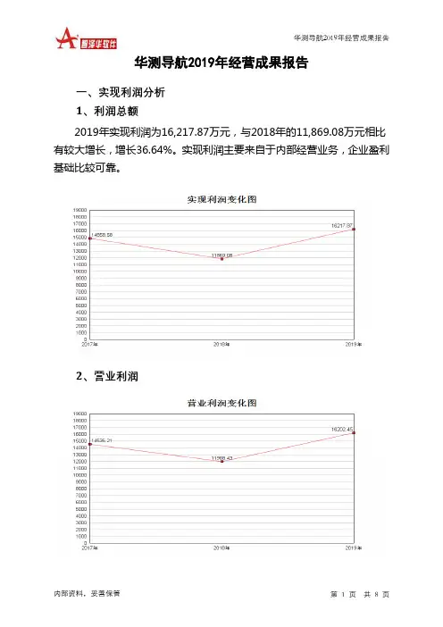 华测导航2019年经营成果报告
