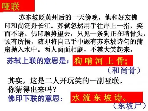 《奇妙的对联》2016