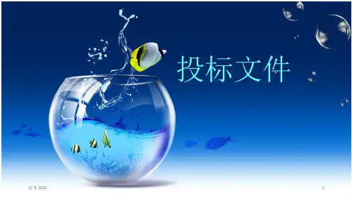 投标文件幻灯片