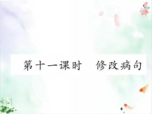 小升初语文总复习精讲课件句子修改病句｜语文S版