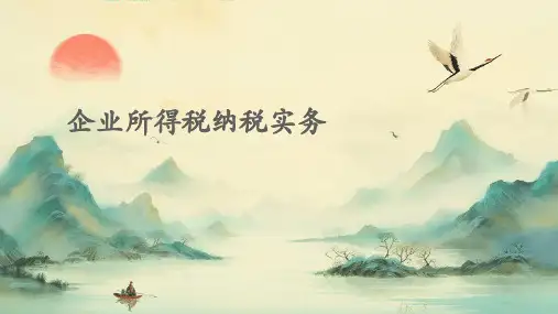企业所得税纳税实务
